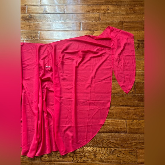 Wolford Swim Cover Up Sheer Red One Size - Picture 8 of 12